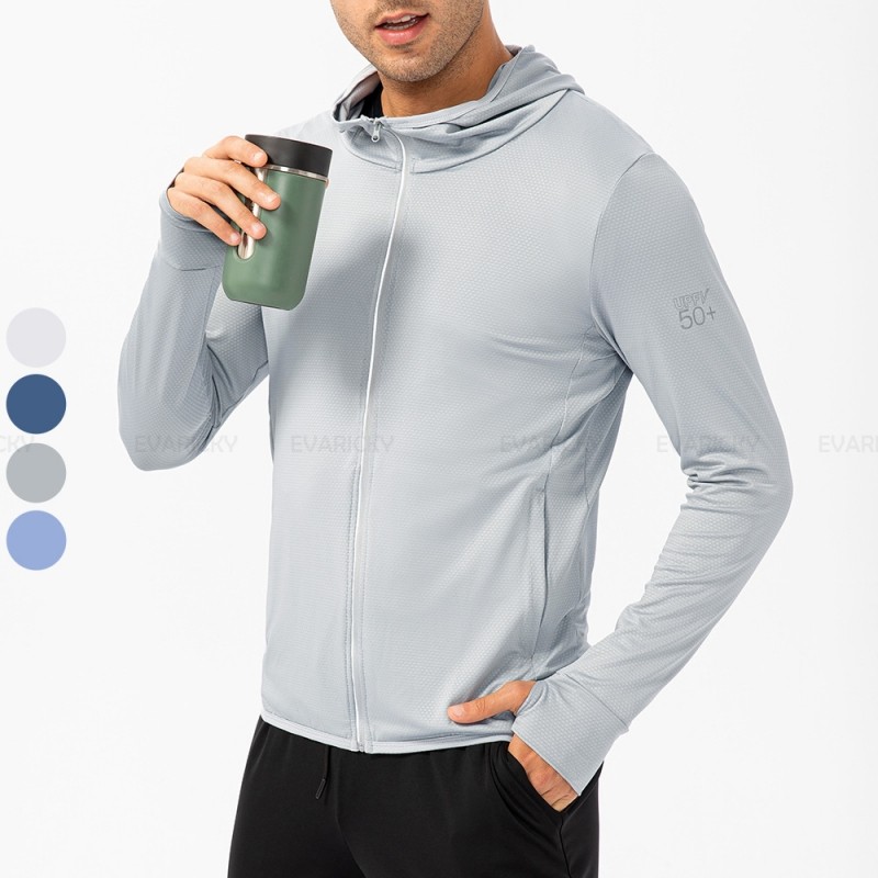 เสื้อแจ็คเก็ตผู้ชาย Zipper Slit Pocket